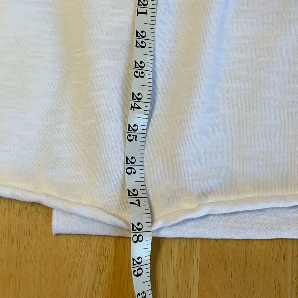 J Jill Ivory French Terry Loose Fit Cardigan with Pockets, Small, EUC
